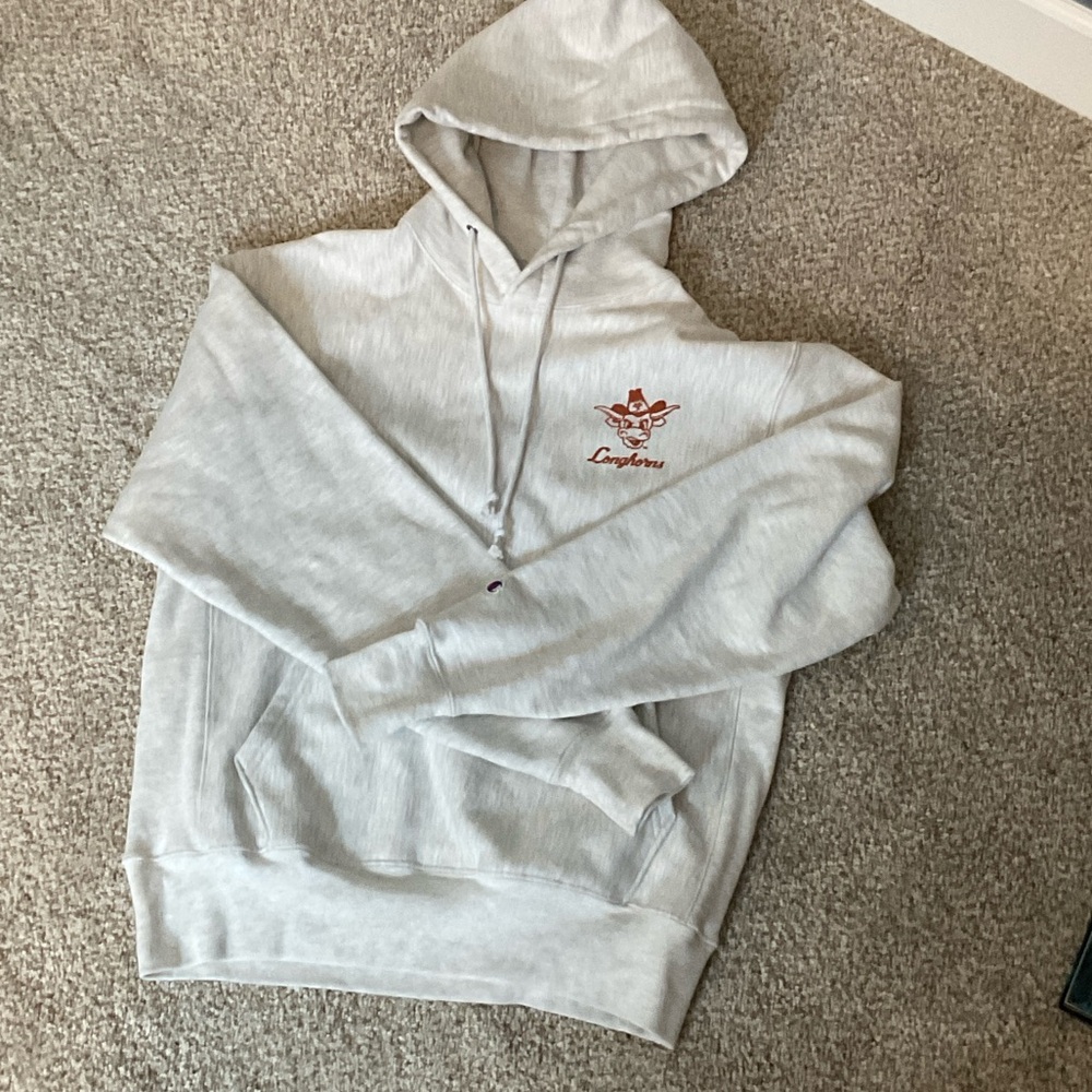 Champion Men’s Reverse Weave Hoodie - Collegiate University of Texas - M